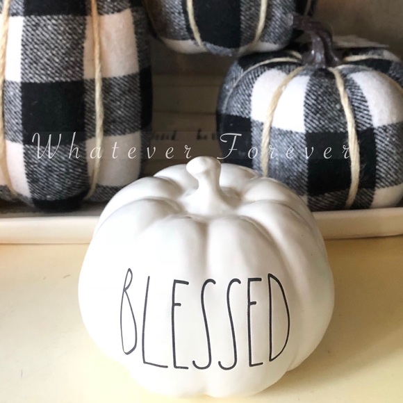 Rae Dunn Other - New Rae Dunn Blessed baby all white pumpkin
